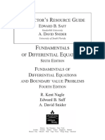 (Nagle, Saff, Snyder) Fundamentals of Differential PDF