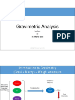 Gravimetric Analysis-1 PDF