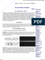 Radiograph Interpretation - Welds