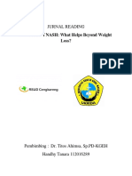 Jurnal Reading: Treatment of NASH: What Helps Beyond Weight Loss?