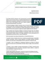 El Docente en El Desarrollo de La Inteligencia Emocional Reflexiones y Estrategias - Documento