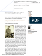 Giorgio Agamben, Si La Feroz Religión Del Dinero Devora El Futuro (16 de Febrero de 2012) PDF