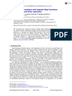 On Spectral Deformations and Singular Weyl Functions For One-Dimensional Dirac Operators