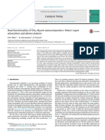 Catalysis Today: A.N. Ökte, D. Karamanis, D. Tuncel