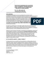 Problemas de Salud Ocasionados Por Los Aditivos