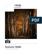 Autumn Walk Tutorial