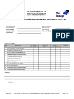 Pa-C-001 Pressure, Differential Pressure & B