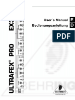 User S Manual Bedienungsanleitung: Version 1.1 May 1998