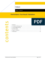 Performance Test Result Validation: AUTHOR: Rajat Taheem