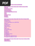 Daftar Lagu Super Junior Terbaru