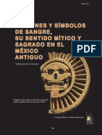 IMÁGENES Y SÍMBOLOS DE SANGRE, SU SENTIDO MÍTICO Y SAGRADO EN EL MÉXICO ANTIGUO de Alfredo Alcántar Camarena