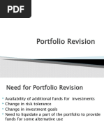 Portfolio Revision