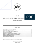 Classroom Pronouncer Guide: Spelling Only Edition