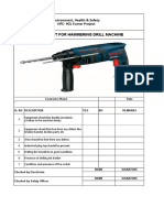 13 Checklist For Hammering Drill Machine