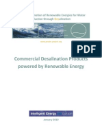 Commercial Desalination Products Powered by Renewable Energy