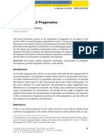 Bardovi-Harlig, K. (2013) - Developing L2 Pragmatics PDF