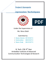 Data Compression Techniques - Project Synopsis