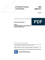 International Standard: Power Transformers - Loading Guide For Oil-Immersed Power Transformers