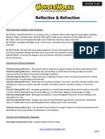 Light Reflection & Refraction Lesson Plan