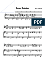 Besos Robados Full Score PDF