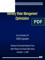 Refinery Water Management Optimization: ENSR Corporation