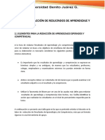 Elementos para La Redacción de Aprendizajes Esperados y Competencias.