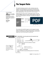 The Tangent Ratio - WORKBOOK