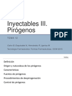 12 Inyectables III. Pirogenos