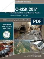 Geo Risk 2017 Preliminary Program