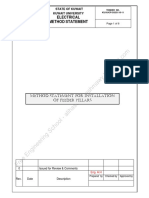 Method Statement For Installation of Feeder Panels PDF