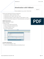 Configuring Authentication With Fallback Options