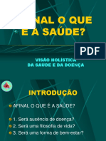 9 - Visão Holística de Saúde e Doença