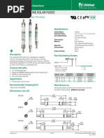 Littelfuse Fuse Solar Spxi Datasheet