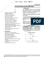 SN74LVC2G125 Dual Bus Buffer Gate With 3-State Outputs: 1 Features 3 Description