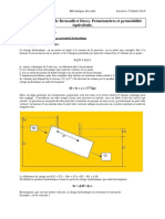 Chapitre IV Bernoulli Et Darcy, Perméamètres Et Perméabilité Équivalente