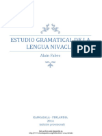 Estudio Gramatical de La Lengua Nivacle