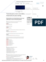 Tutorial para Crear Una Tabla y Mostrarla en Java Swing - Taringa!