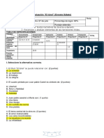 Prueba El Tunel Tercero Medio