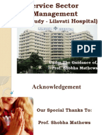 Case Study - Lilavati: Hospital