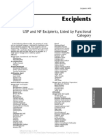 Excipients List