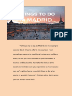 Things To Do in Madrid