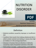 Nutrition Disorder Presentation