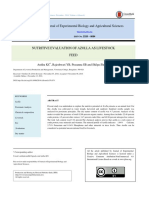 Journal of Experimental Biology and Agricultural Sciences: Anitha KC, Rajeshwari YB, Prasanna SB and Shilpa Shree J