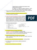 Cuestionario Derecho Laboral Guatemala