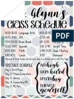 Glynnclassschedule 1718