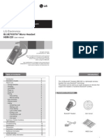 User Manual Headset LG HBM-220 Eng