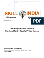 Tracking Reforms & Policy Pradhan Mantri Kaushal Vikas Yojana