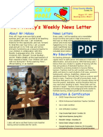 Weekly Newsletter DH