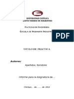 ESquema de Informe