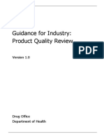 Guidance For Industry - PQR - 201312 PDF